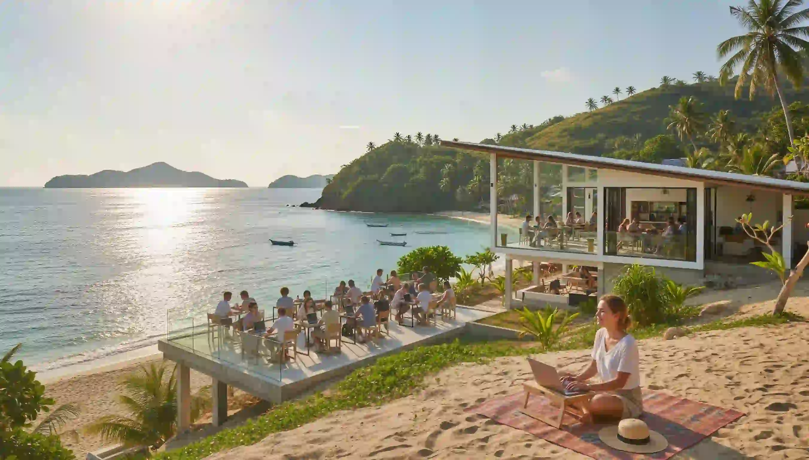 Programming in labuan bajo | Cofee shop in Labuan Bajo | Working Remote In Labuan Bajo | Labuan Bajo Remote Work